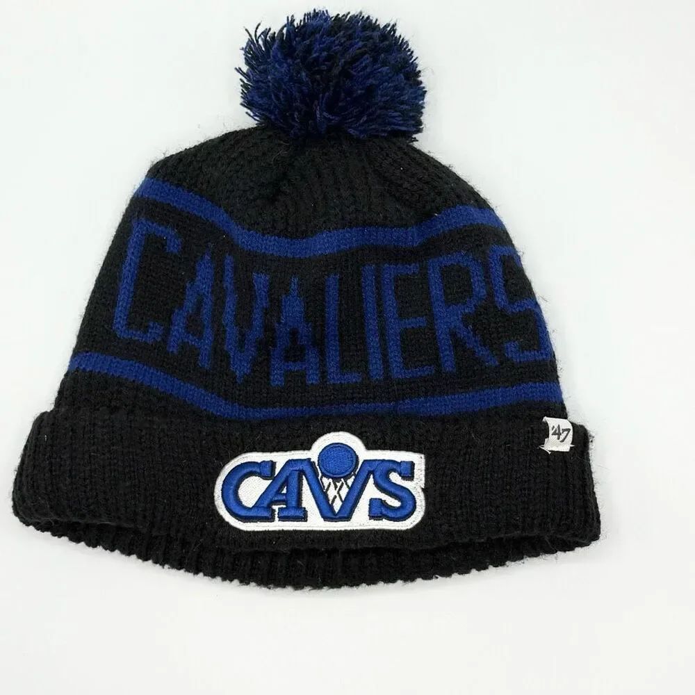 47Brand Cleveland Cavaliers Beanie with Pom Pom Winter Hat
